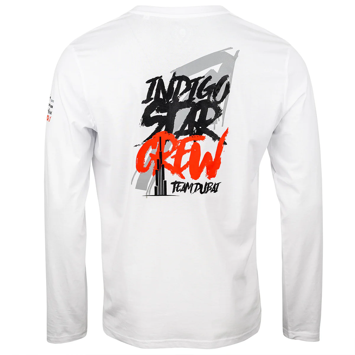Indigo Star Crew Longsleeve Weiß - Image 2
