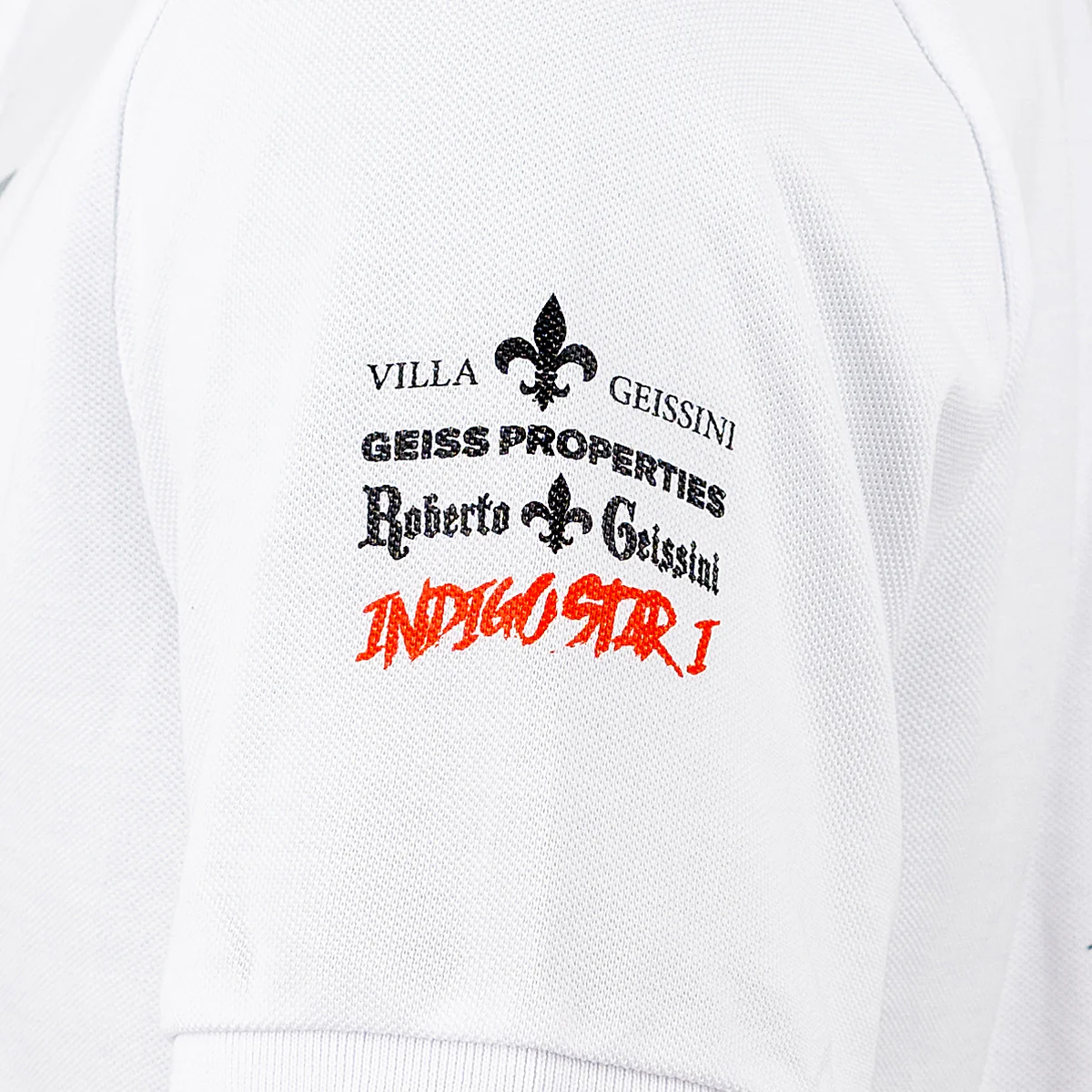 Indigo Star Crew Polo Weiß - Image 3
