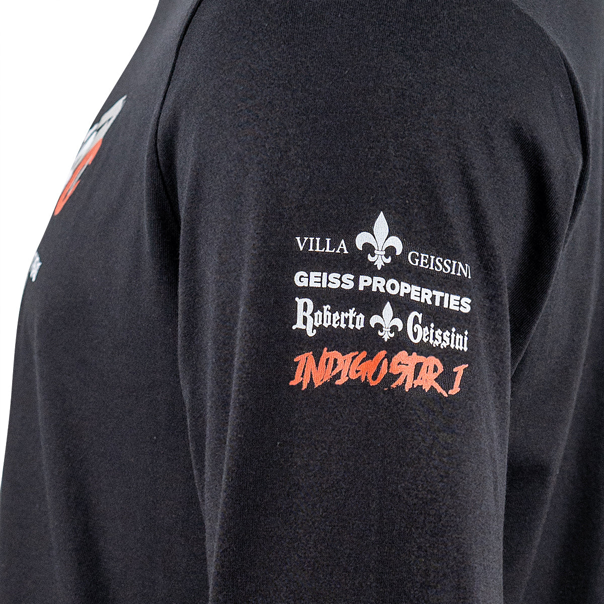 Indigo Star Crew T-Shirt Schwarz - Image 3