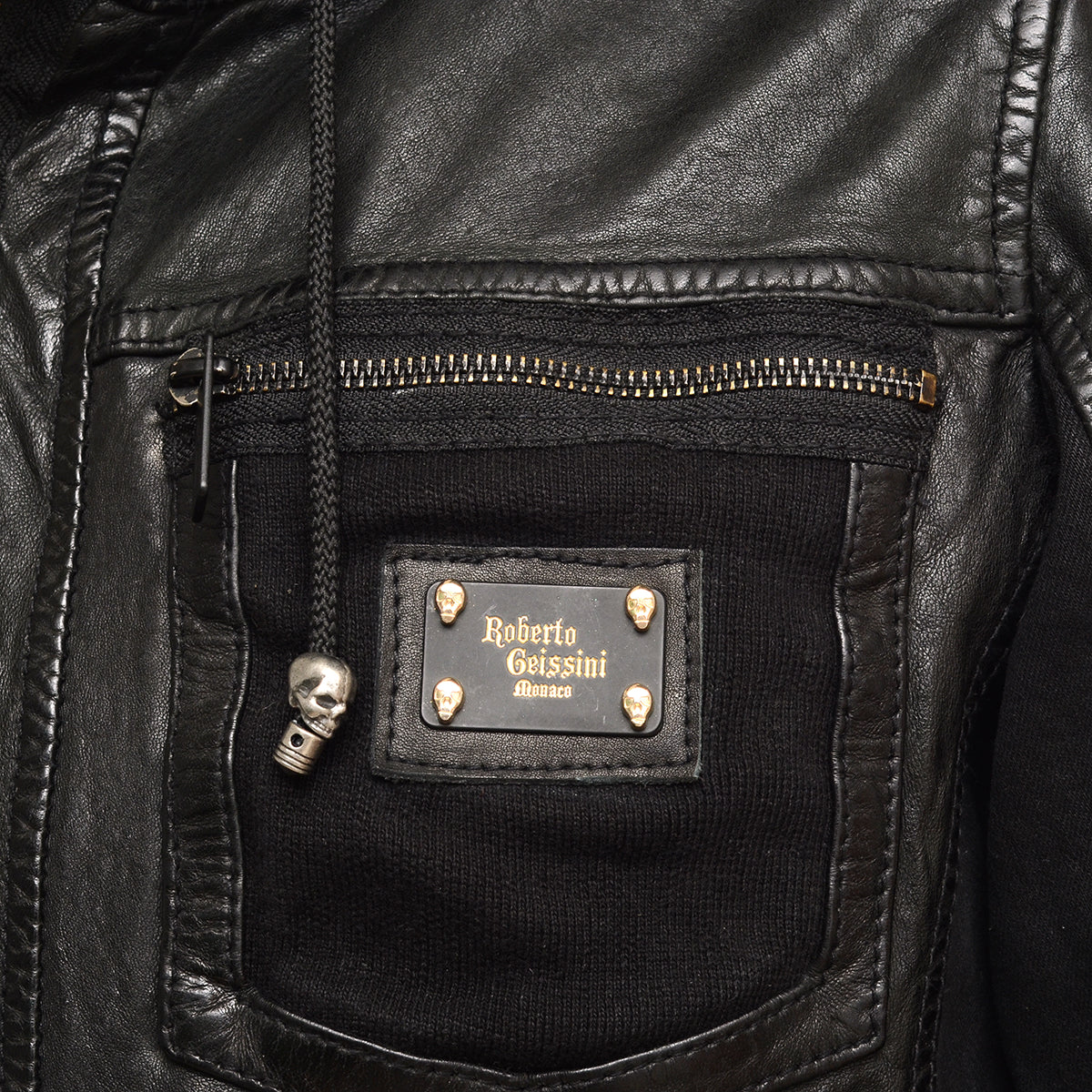 Jenson Lederjacke Schwarz - Image 3