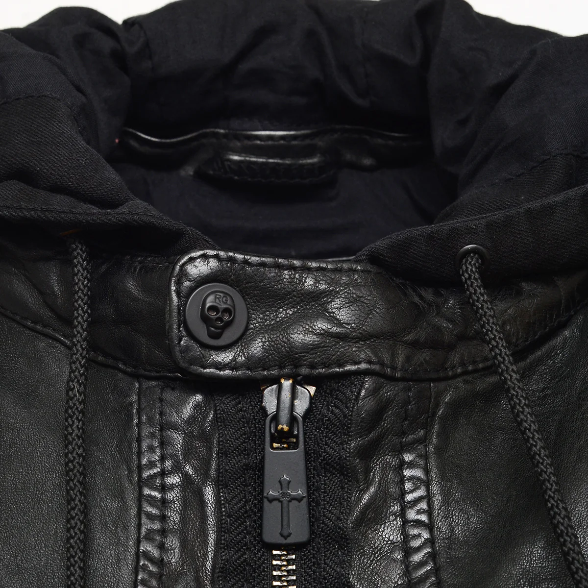 Jenson Lederjacke Schwarz - Image 5