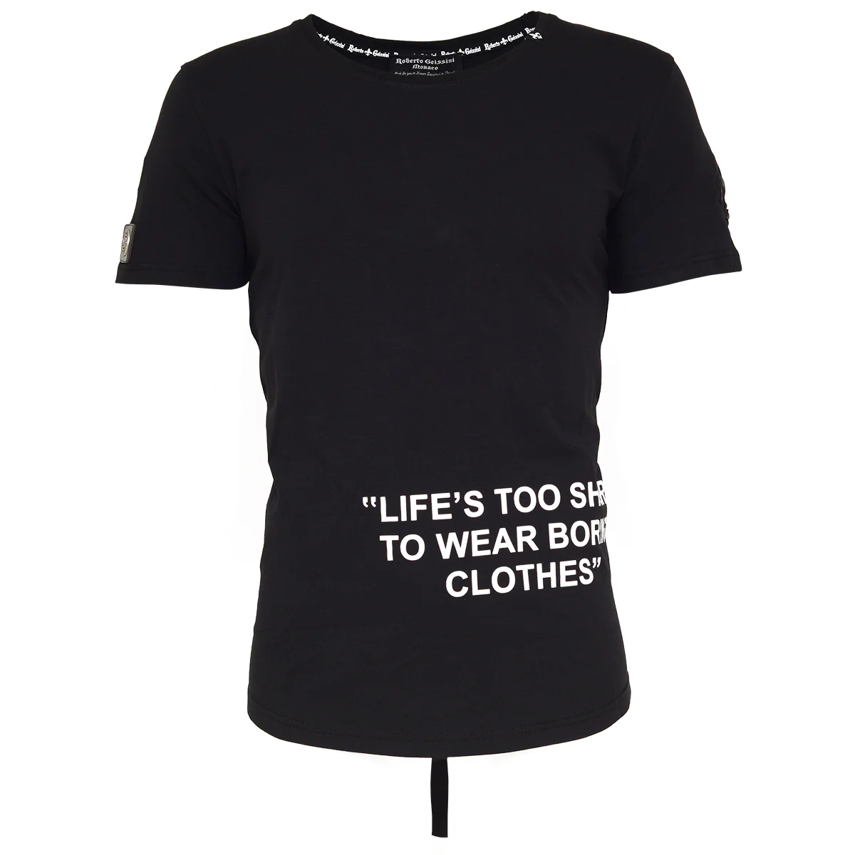 Life´s Too Short T-Shirt Schwarz - Image 13