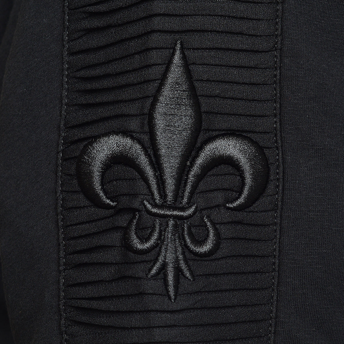 Lilie Impression T-Shirt Schwarz - Image 3