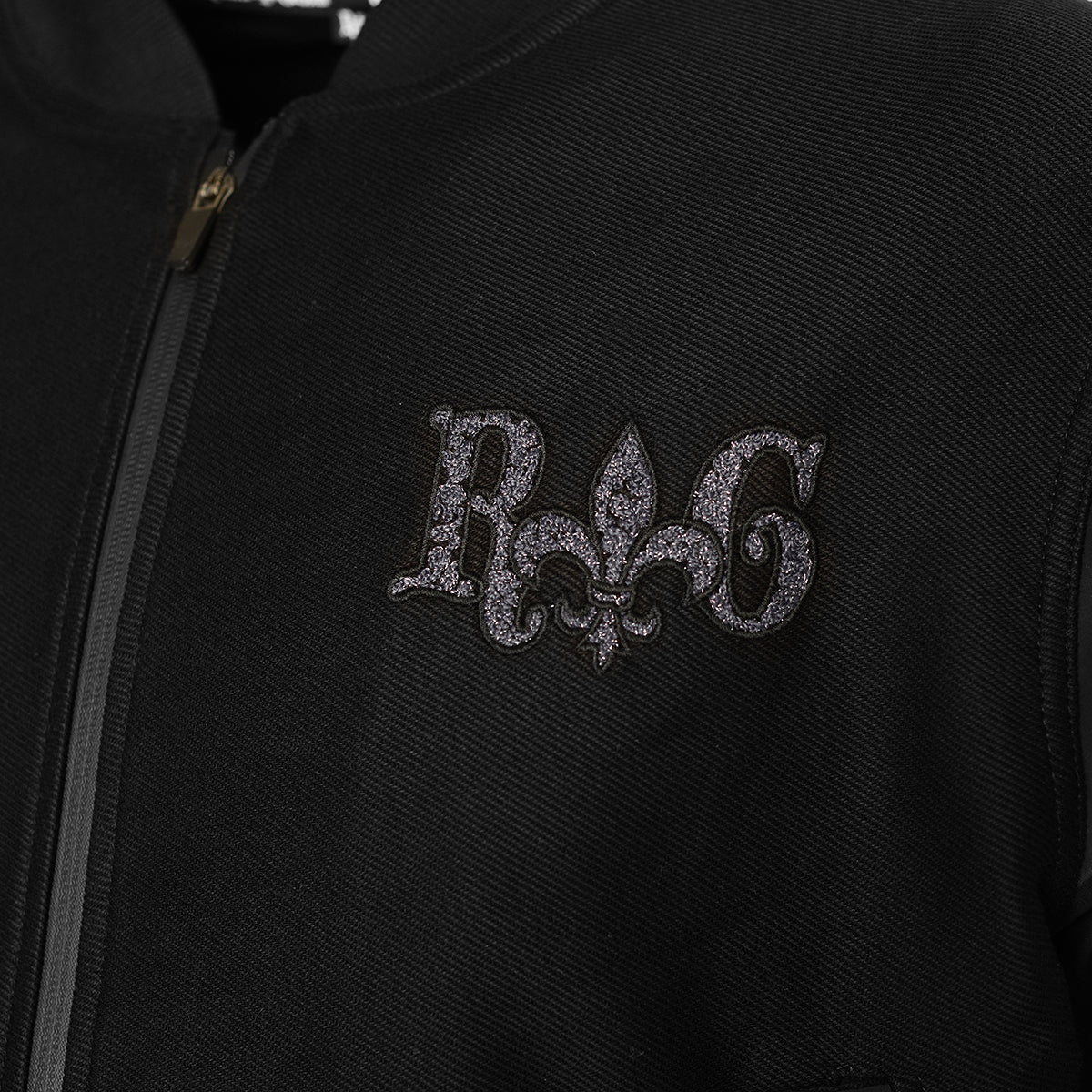 Lilie Sweatjacke Schwarz - Image 3