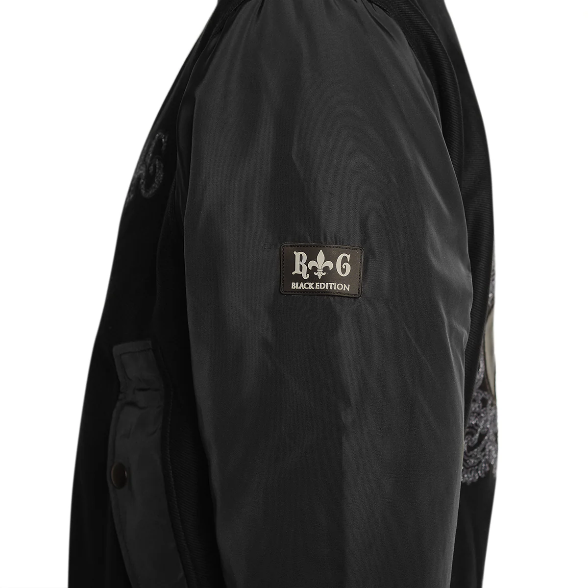 Lilie Sweatjacke Schwarz - Image 4