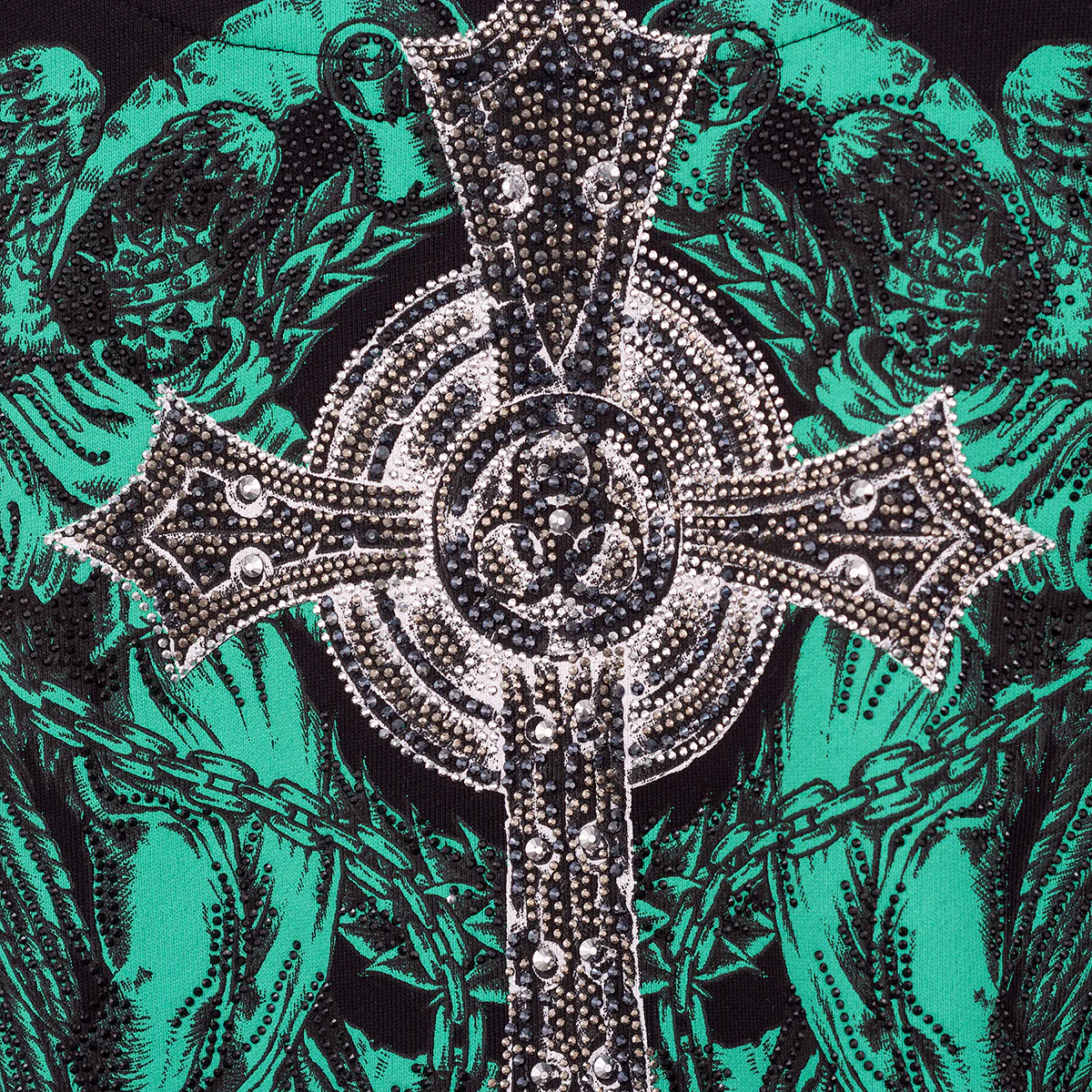 Mystic Cross Sweatshirt Schwarz - Image 3