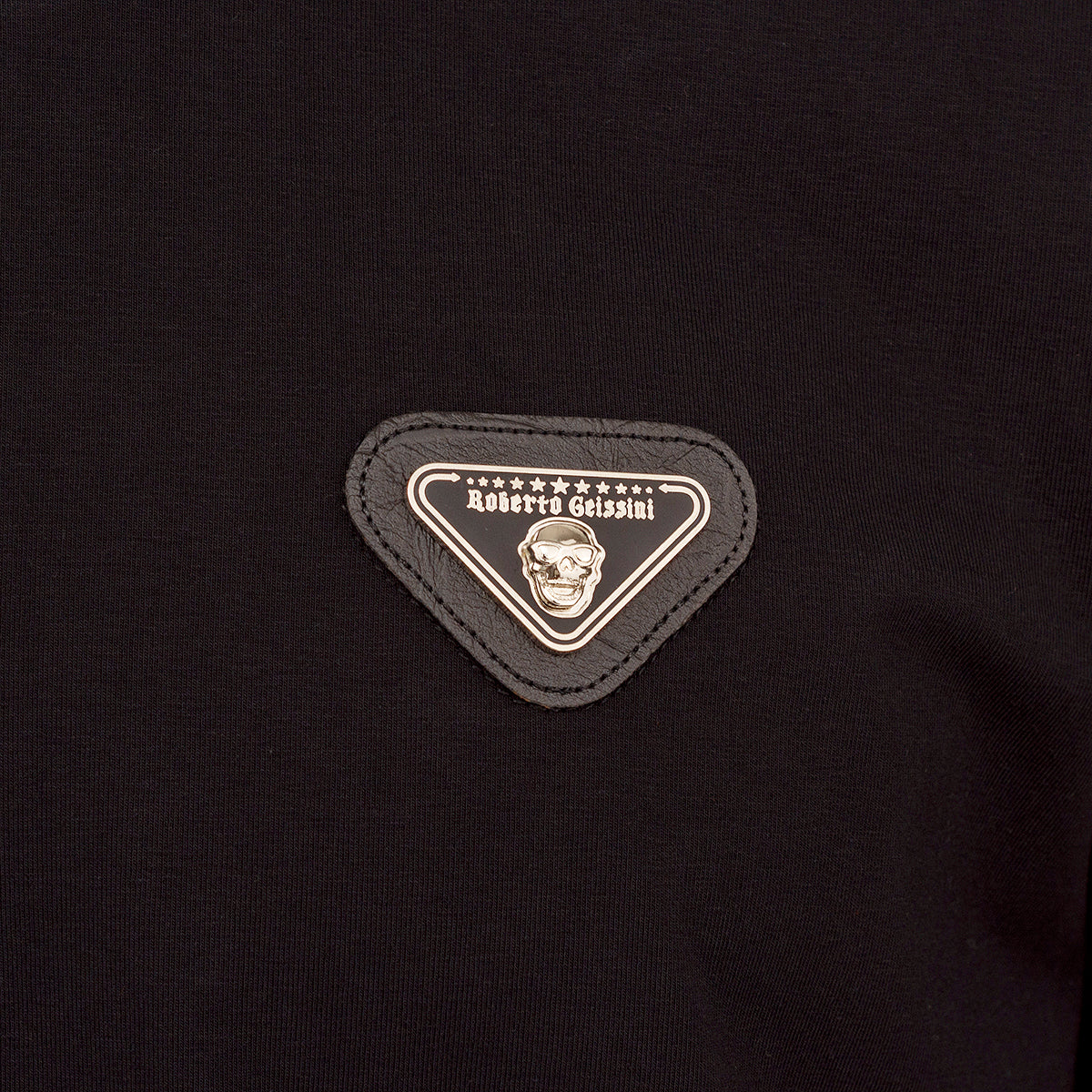 Ornament Cross T-Shirt Schwarz - Image 3