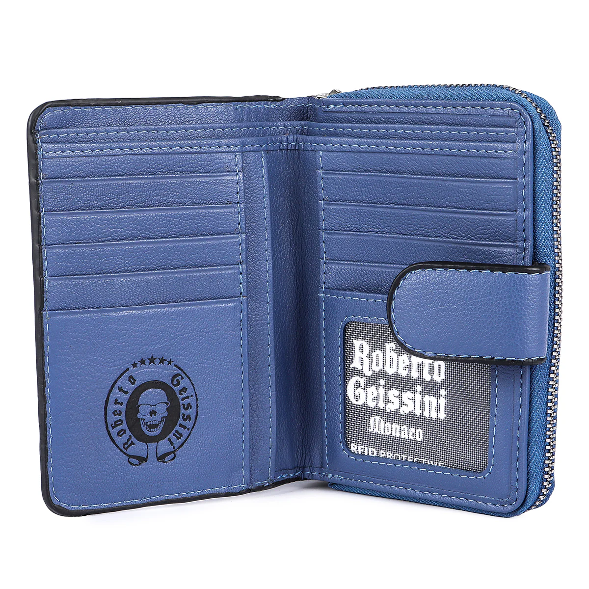 Portemonnaie Damen Royalblau - Image 3