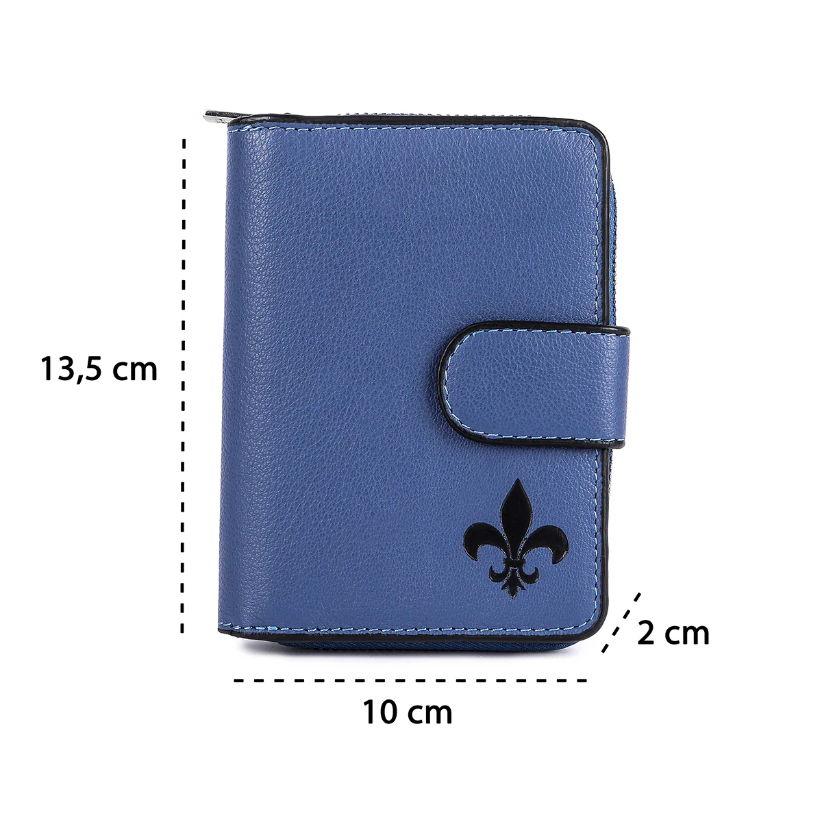 Portemonnaie Damen Royalblau - Image 6