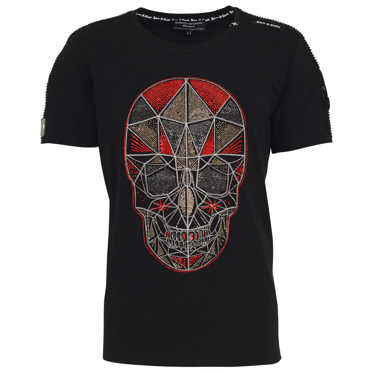 Red Pyramide T-Shirt Schwarz