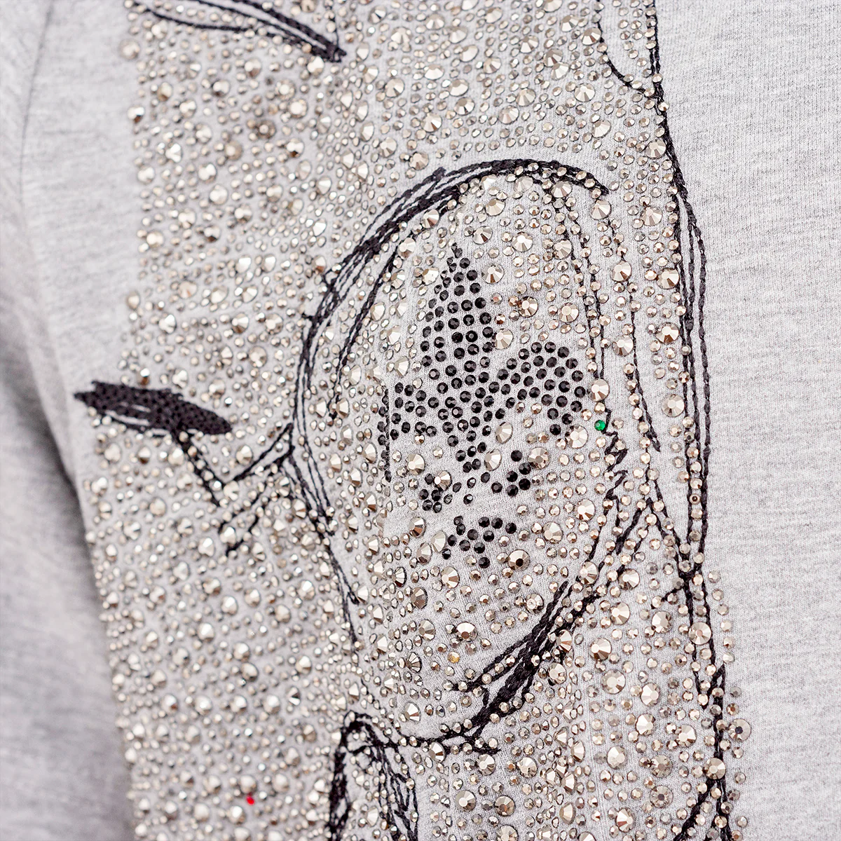 Skull Hero T-Shirt Grau - Image 3