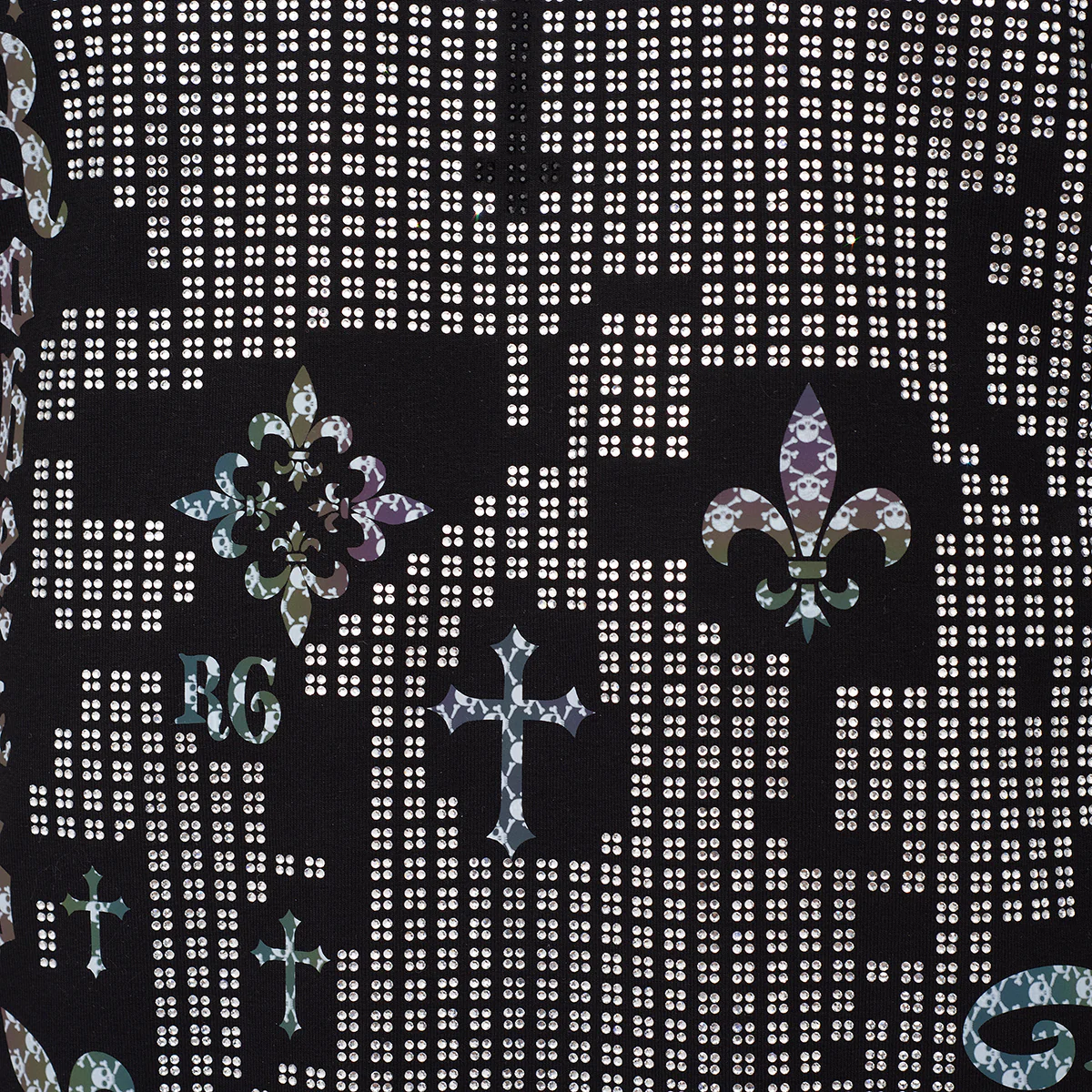 Skull Mirror T-Shirt Schwarz - Image 3