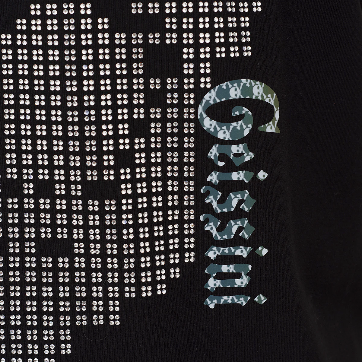 Skull Mirror T-Shirt Schwarz - Image 4