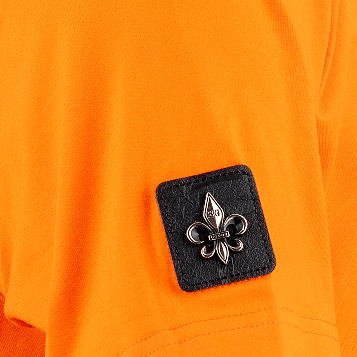 Skull Star T-Shirt Orange - Image 3