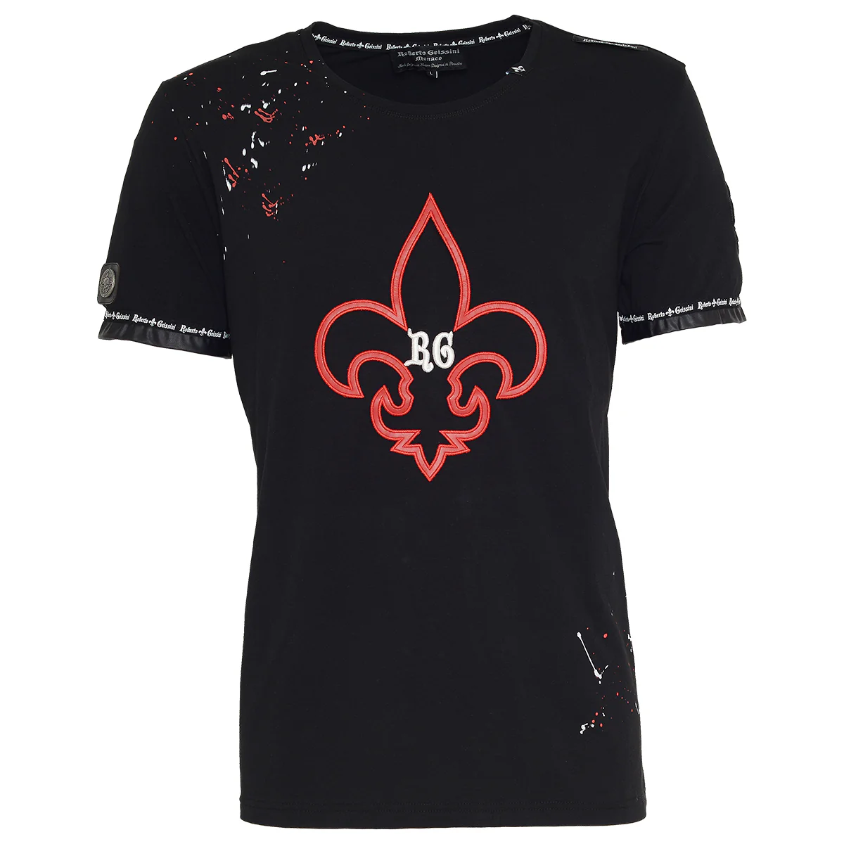 Splash Lilie T-Shirt Schwarz - Image 11