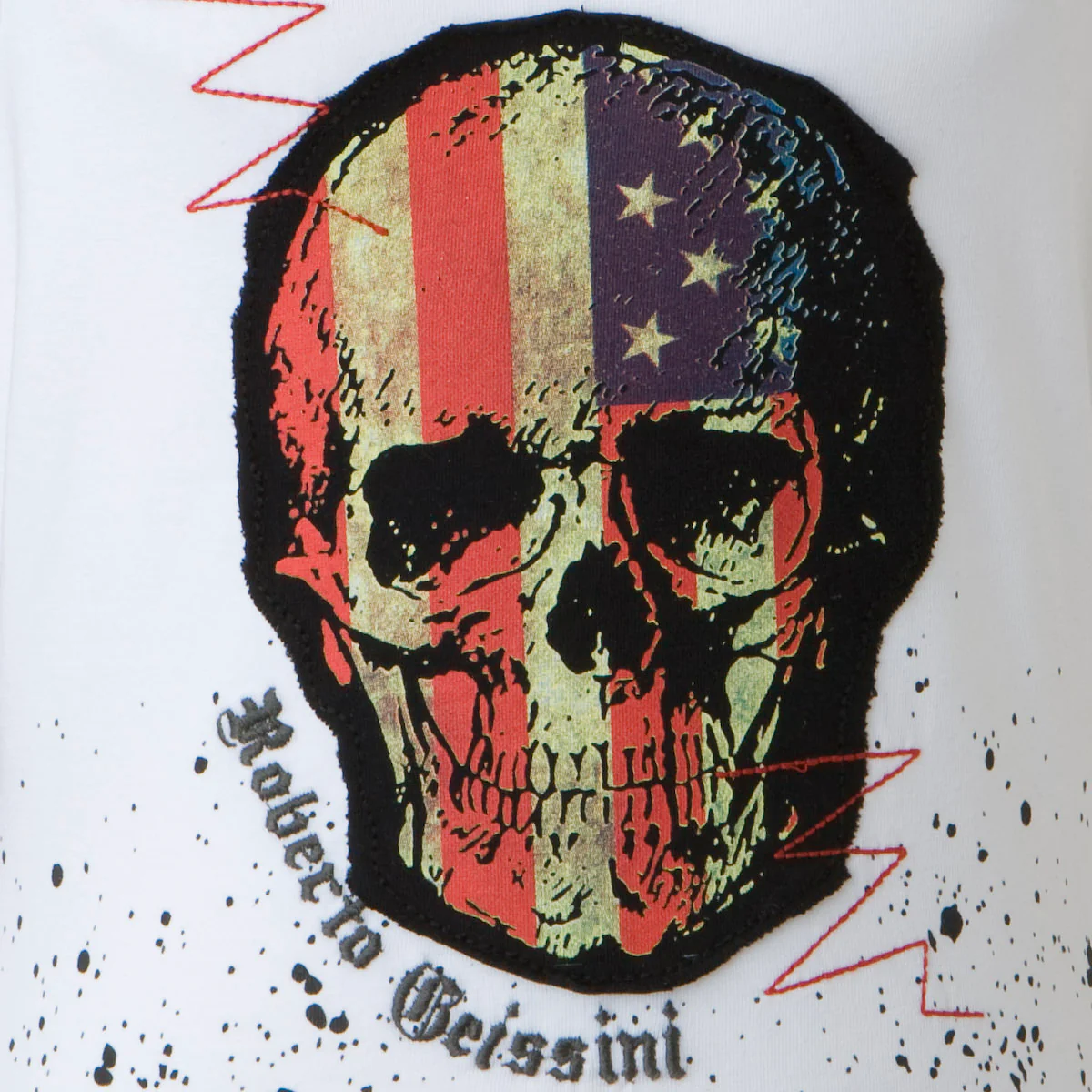 American Skull Top Weiß - Image 3