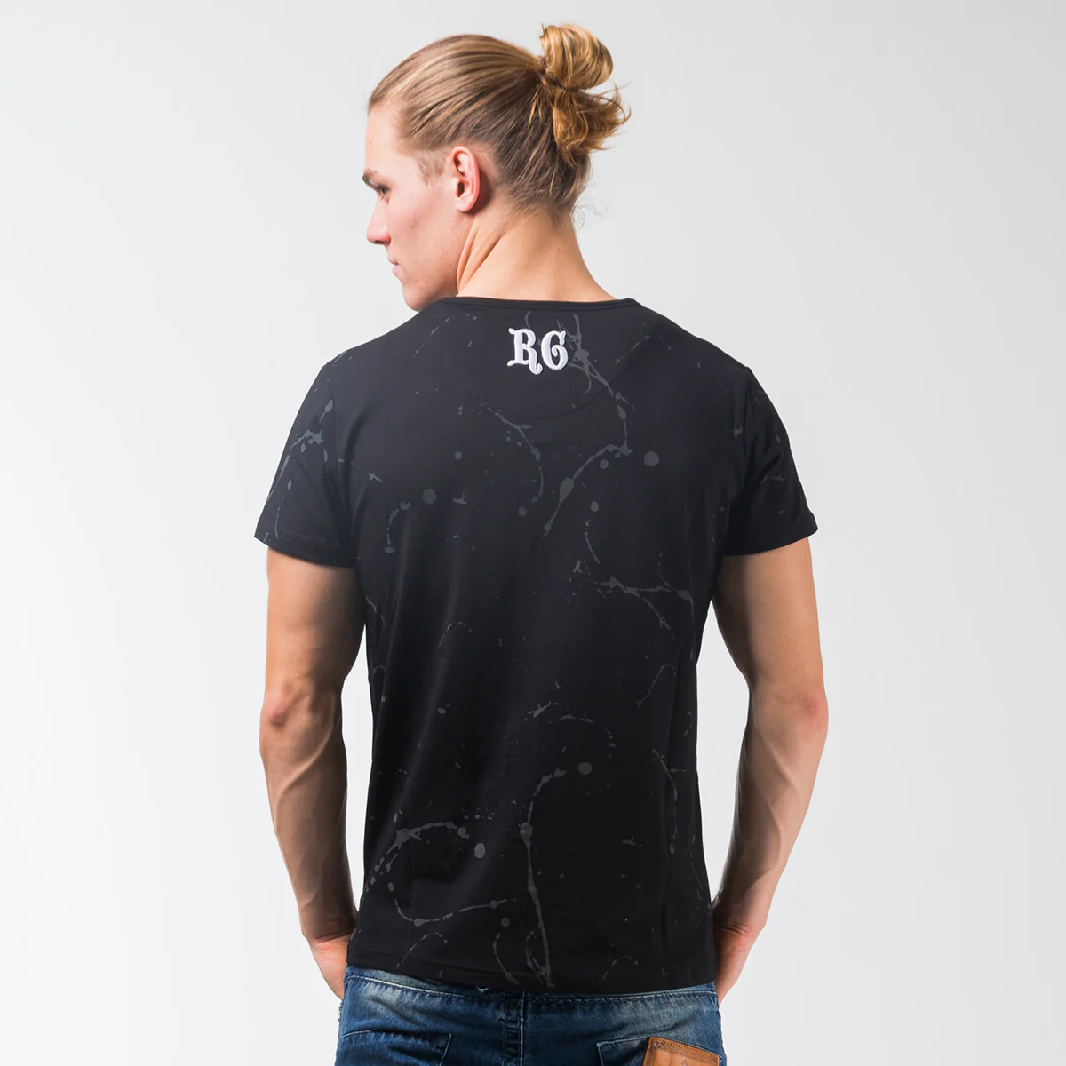 Cross Vintage T-Shirt Schwarz - Image 2