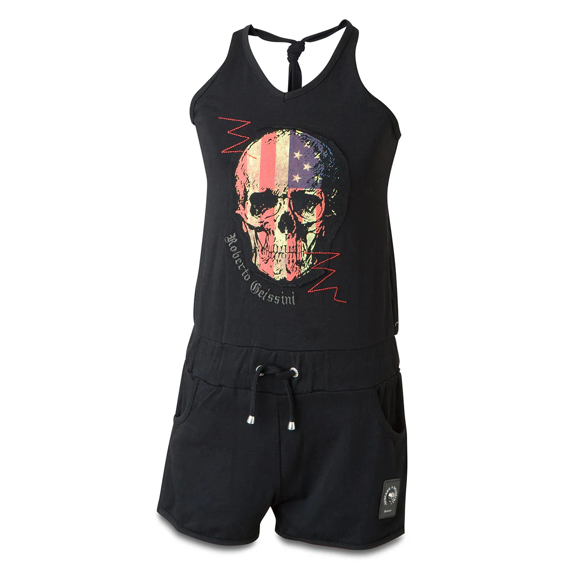 Skull Jumpsuit Shorts - Image 3