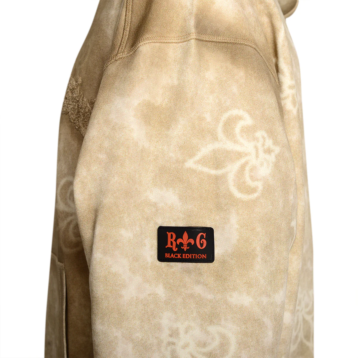 Deluxe Hoodie Beige Unisex - Image 3