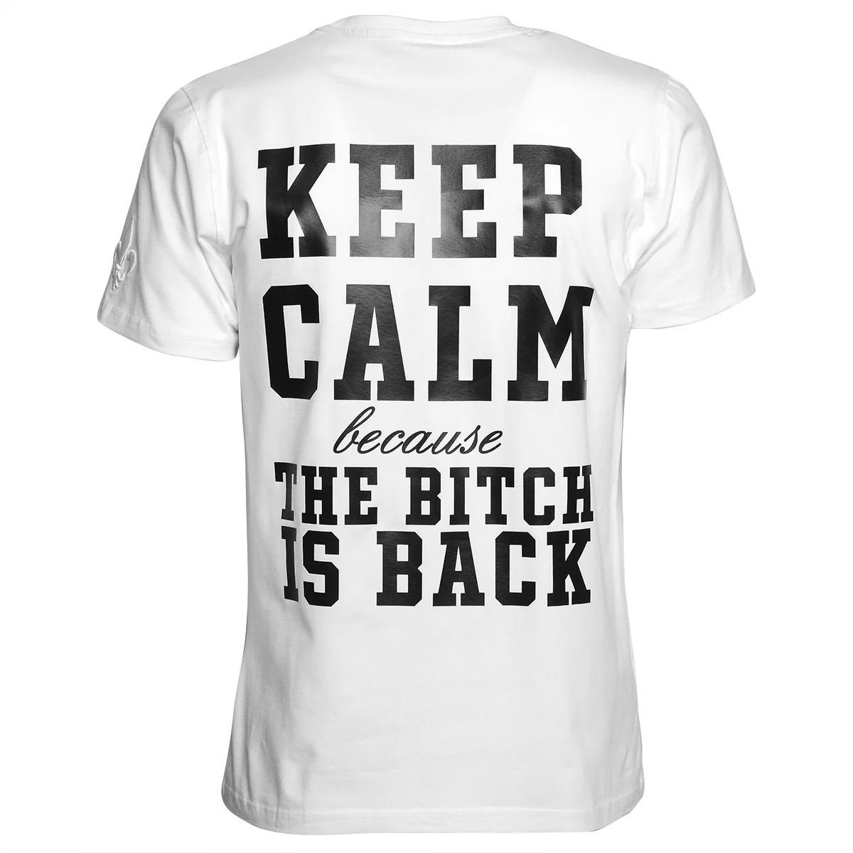 Be Quiet T-Shirt Weiß Unisex - Image 2