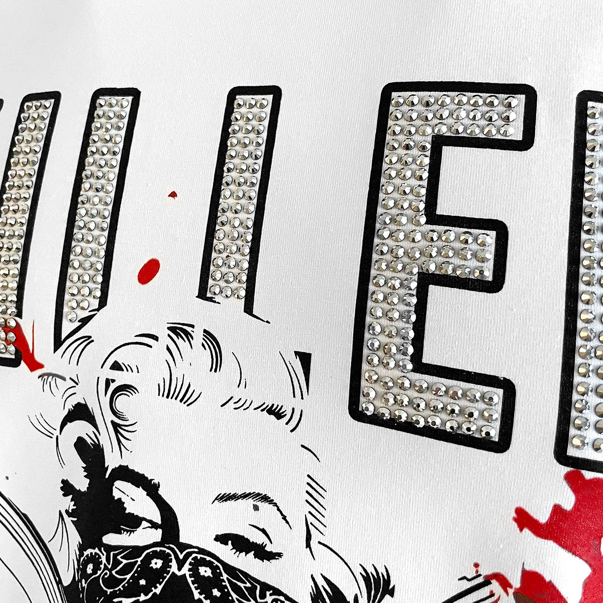 Killer Babe T-Shirt Weiß Unisex - Image 3