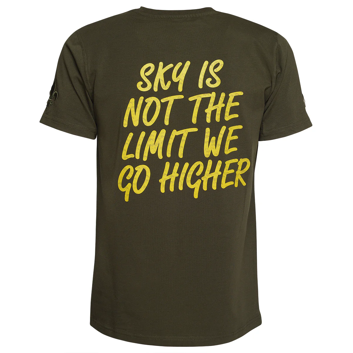 Plant Skull T-Shirt Khaki Unisex - Image 2