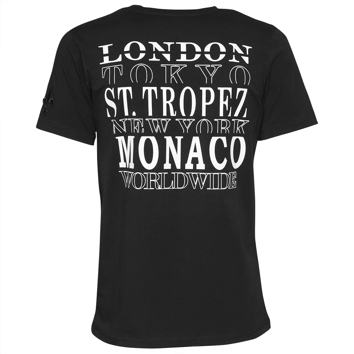 St.Tropez T-Shirt Schwarz Unisex - Image 5
