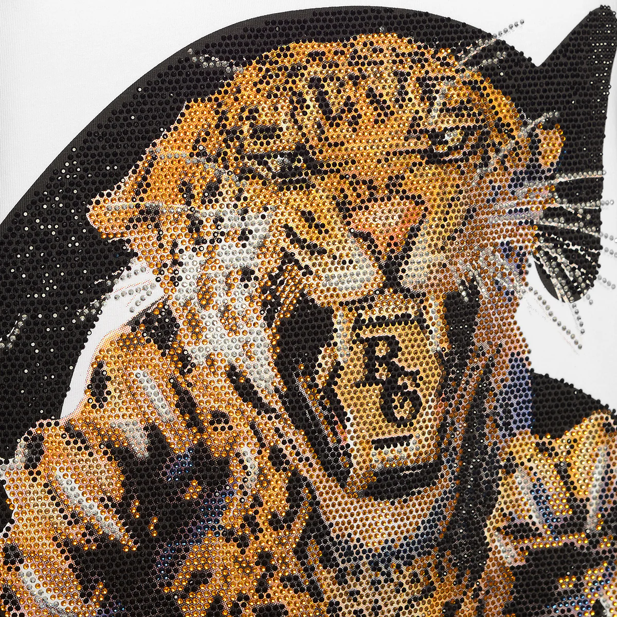 Tiger T-Shirt Weiß Unisex - Image 3