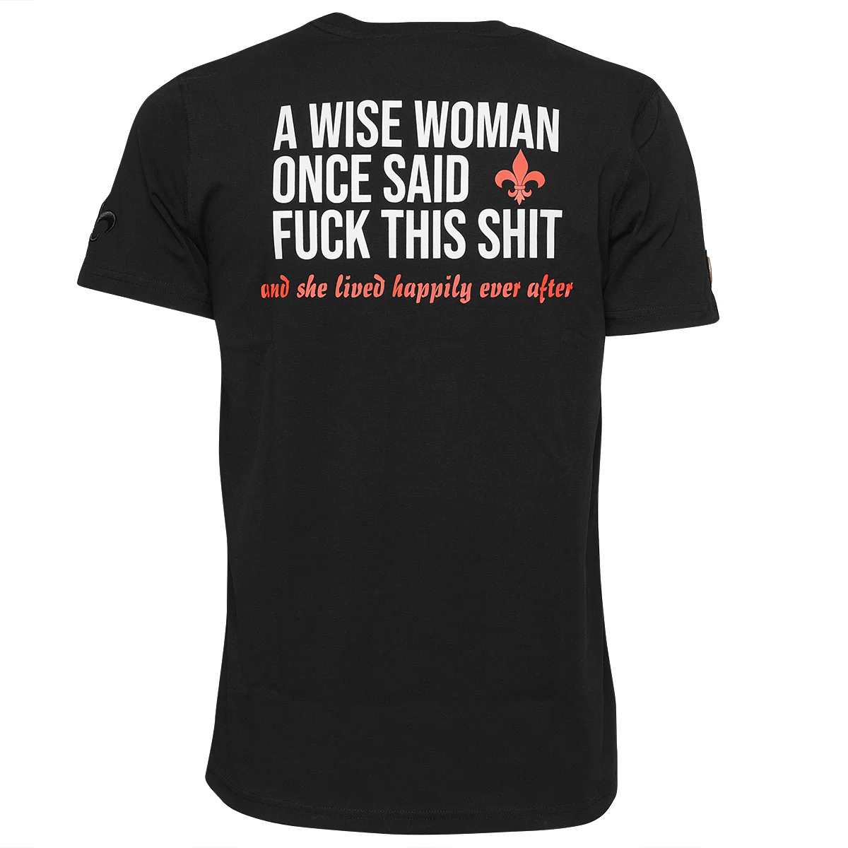 Vamp Mouth T-Shirt Schwarz Unisex - Image 2