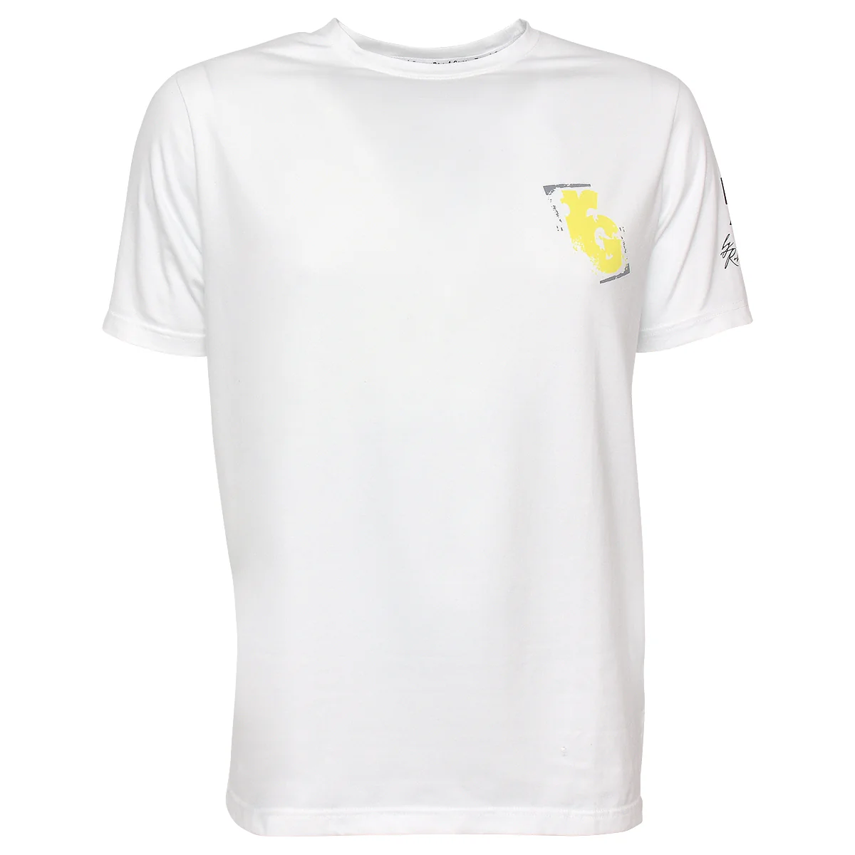 X T-Shirt Weiß Gelb - Image 2